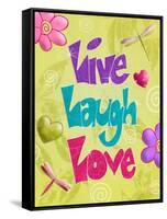 Live Laugh Love-Diane Stimson-Framed Stretched Canvas