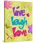 Live Laugh Love-Diane Stimson-Stretched Canvas