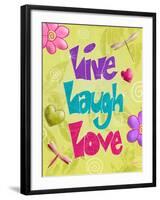 Live Laugh Love-Diane Stimson-Framed Art Print