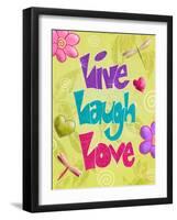 Live Laugh Love-Diane Stimson-Framed Art Print