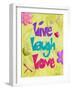 Live Laugh Love-Diane Stimson-Framed Art Print