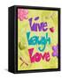 Live Laugh Love-Diane Stimson-Framed Stretched Canvas