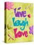 Live Laugh Love-Diane Stimson-Stretched Canvas