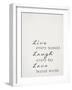 Live Laugh Love-Adebowale-Framed Art Print