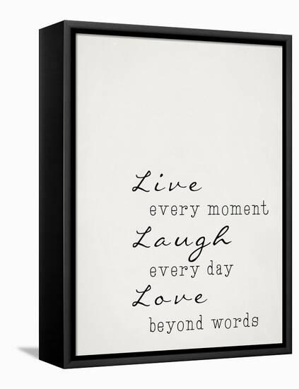Live Laugh Love-Adebowale-Framed Stretched Canvas