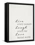 Live Laugh Love-Adebowale-Framed Stretched Canvas