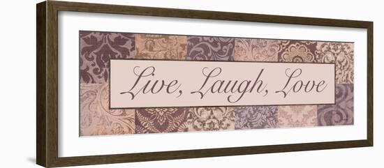 Live, Laugh, Love-Todd Williams-Framed Photographic Print