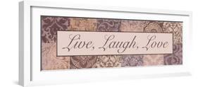 Live, Laugh, Love-Todd Williams-Framed Photographic Print