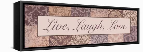 Live, Laugh, Love-Todd Williams-Framed Stretched Canvas