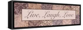 Live, Laugh, Love-Todd Williams-Framed Stretched Canvas