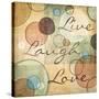 Live Laugh Love-N Harbick-Stretched Canvas