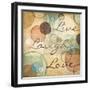 Live Laugh Love-N Harbick-Framed Art Print