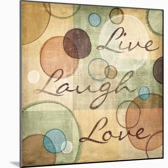 Live Laugh Love-N Harbick-Mounted Art Print