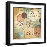 Live Laugh Love-N Harbick-Framed Art Print