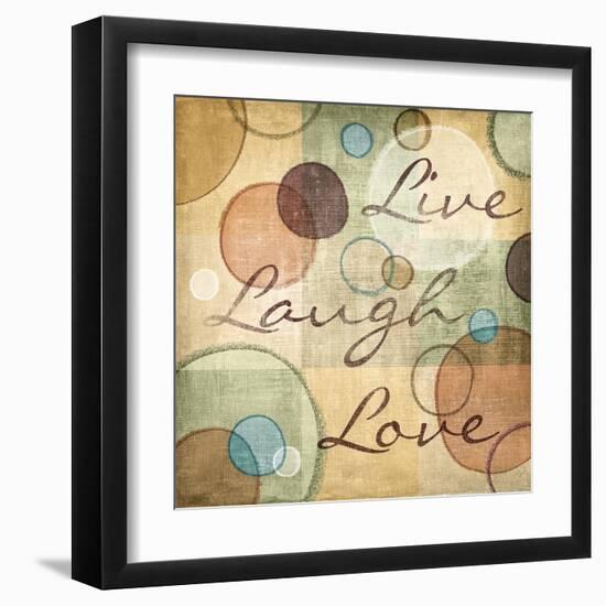 Live Laugh Love-N Harbick-Framed Art Print