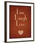 Live Laugh Love-null-Framed Art Print