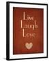 Live Laugh Love-null-Framed Art Print