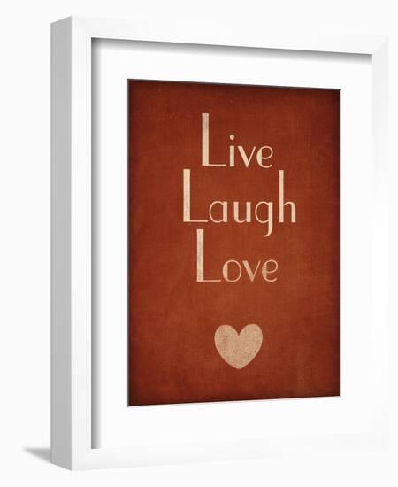 Live Laugh Love-null-Framed Art Print