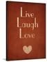 Live Laugh Love-null-Stretched Canvas