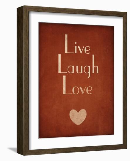 Live Laugh Love-null-Framed Premium Giclee Print