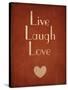 Live Laugh Love-null-Stretched Canvas