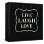 Live Laugh Love-Lula Bijoux-Framed Stretched Canvas