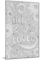 Live Laugh Love-Hello Angel-Mounted Giclee Print