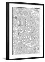 Live Laugh Love-Hello Angel-Framed Giclee Print