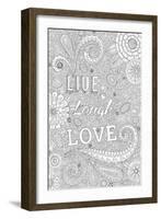 Live Laugh Love-Hello Angel-Framed Giclee Print