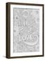 Live Laugh Love-Hello Angel-Framed Giclee Print