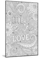 Live Laugh Love-Hello Angel-Mounted Giclee Print