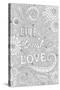 Live Laugh Love-Hello Angel-Stretched Canvas