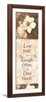 Live, Laugh, Love-Unknown Chiu-Framed Premium Giclee Print