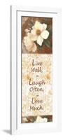 Live, Laugh, Love-Unknown Chiu-Framed Art Print