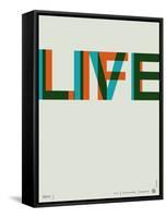 Live Life Poster 2-NaxArt-Framed Stretched Canvas