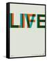 Live Life Poster 2-NaxArt-Framed Stretched Canvas