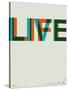 Live Life Poster 2-NaxArt-Stretched Canvas