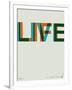 Live Life Poster 2-NaxArt-Framed Premium Giclee Print