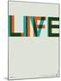Live Life Poster 2-NaxArt-Mounted Art Print