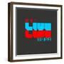 Live Life Poster-NaxArt-Framed Premium Giclee Print