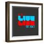 Live Life Poster-NaxArt-Framed Art Print