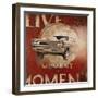 Live Life-Janet Kruskamp-Framed Premium Giclee Print