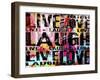 Live Love Laugh Landscape-Roseanne Jones-Framed Giclee Print