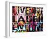 Live Love Laugh Landscape-Roseanne Jones-Framed Giclee Print