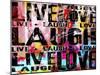 Live Love Laugh Landscape-Roseanne Jones-Mounted Giclee Print