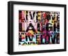 Live Love Laugh Landscape-Roseanne Jones-Framed Giclee Print