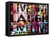 Live Love Laugh Landscape-Roseanne Jones-Framed Stretched Canvas