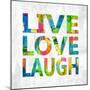 Live Love Laugh-Jamie MacDowell-Mounted Art Print