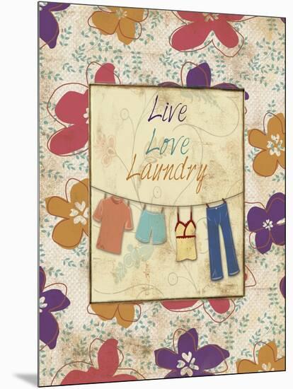 Live Love Laundry-Piper Ballantyne-Mounted Art Print