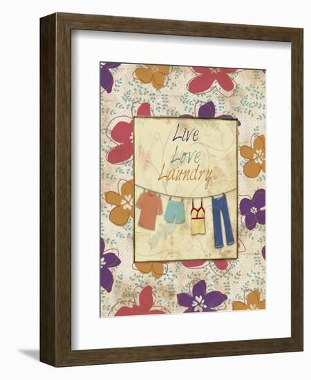 Live Love Laundry-Piper Ballantyne-Framed Art Print